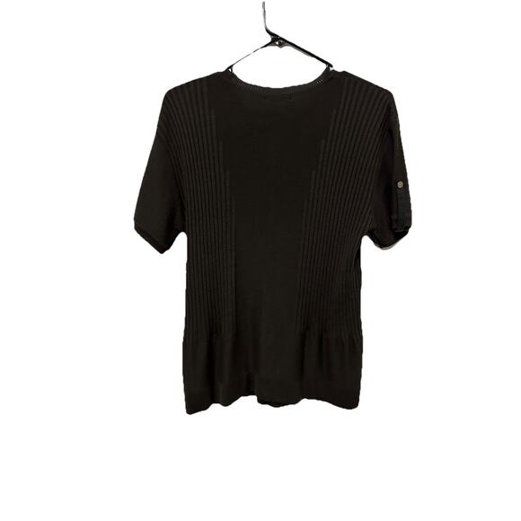 FASHION KOREAN Men’s Short Sleep Zip-up Brown Sweater Shirt Pullover Size Small - Picture 4 of 6